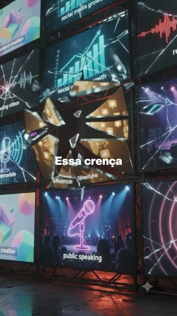 Frame de motion com painéis e gráficos